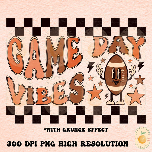 Game Day Vibes PNG- Fall Sublimation Design,Retro Football designs,Retro football png,football sublimation,fall football png,Grunge png.jpg