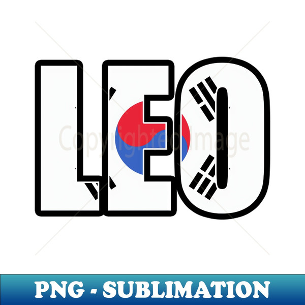 RU-27721_Leo South Korean Horoscope Heritage DNA Flag 8027.jpg