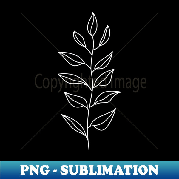 RV-35666_Plant Leaves With its Trunk White 8696.jpg