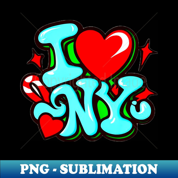 WQ-28342_I Love NY Holiday Style Art Design AirBrush 5993.jpg