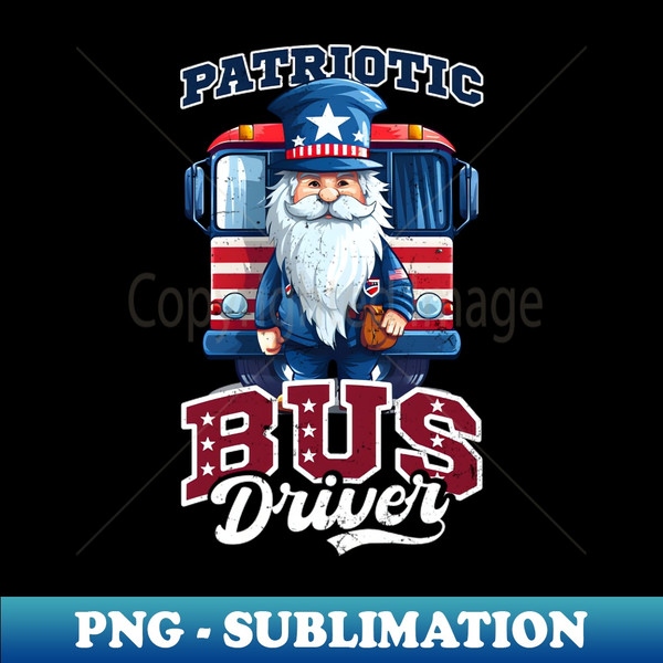 OE-1722_4th Of July Bus Driver Shirt  Patriotic Bus Driver 5192.jpg