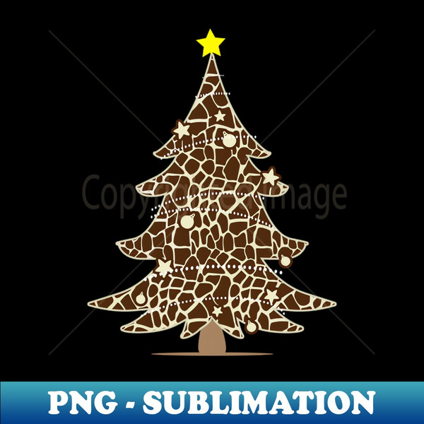 QB-19286_Christmas Tree Shirt  Giraffe Pattern Gift 8087.jpg