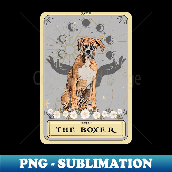 LP-7791_Boxer Dog Tarot Card Boxer dog lover 3992.jpg