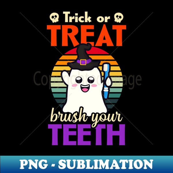 ZL-38318_Halloween Dental Assistant Shirt  Brush Your Teeth 5718.jpg