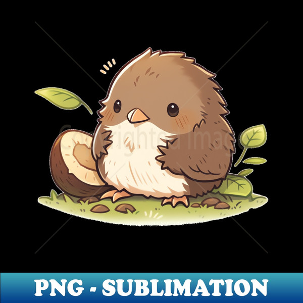 Kiwi Bird with Kiwi - Digital Sublimation Download File - Capture Imagination with Every Detail