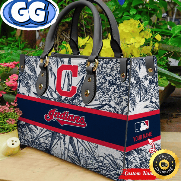 MLB Cleveland Indians MLB Women Leather Hand.jpg