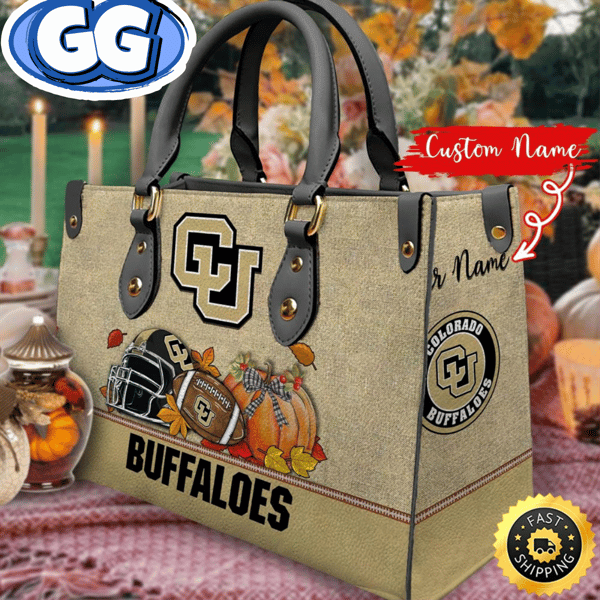 NCAA Colorado Buffaloes Autumn Women Leather Bag.jpg