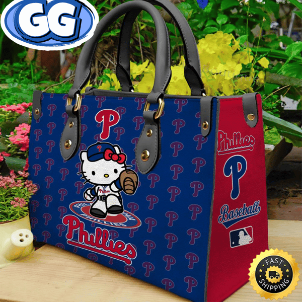 Philadelphia Phillies Kitty Women Leather Hand Bag.jpg