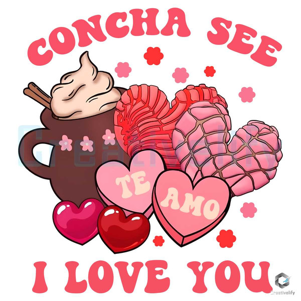 Concha See I Love You PNG Funny Valentine Te Amo File.jpg