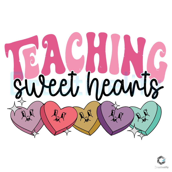 Cute Teaching Sweet Hearts SVG Valentine's Day File.jpg