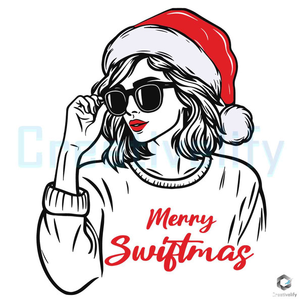 Funny Santa Swiftmas SVG Tis The Season Christmas File.jpg