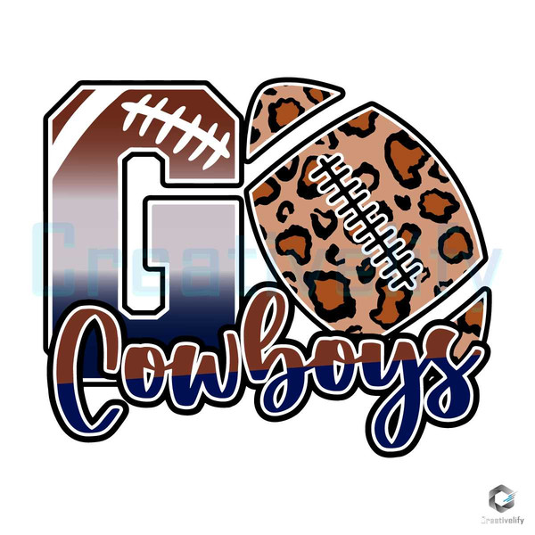 Go Cowboys Leopard SVG NFL Dallas Cutting Digital File.jpg