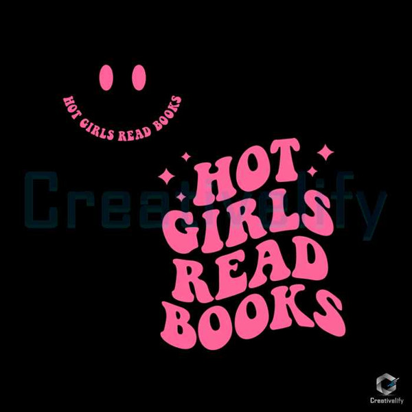 Reading Books Hot Girls SVG File Digital Download.jpg