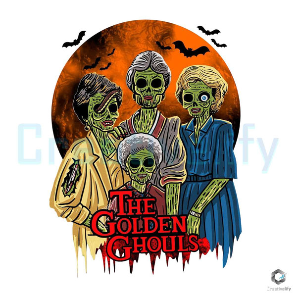 The Golden Ghouls PNG Horror Blood Moon File Design.jpg