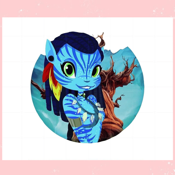 Avatar Movie Neytiri The Way Of Water Png Sublimation Designs.jpg
