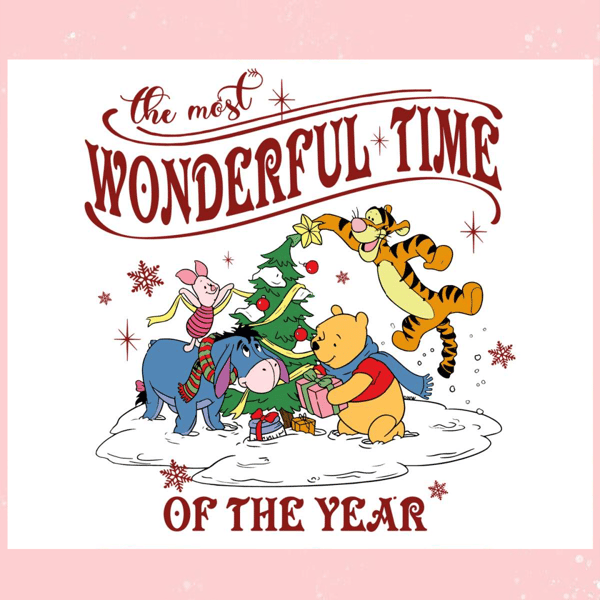 Pooh Disney Most Wonderful Time Of The Year SVG.jpg