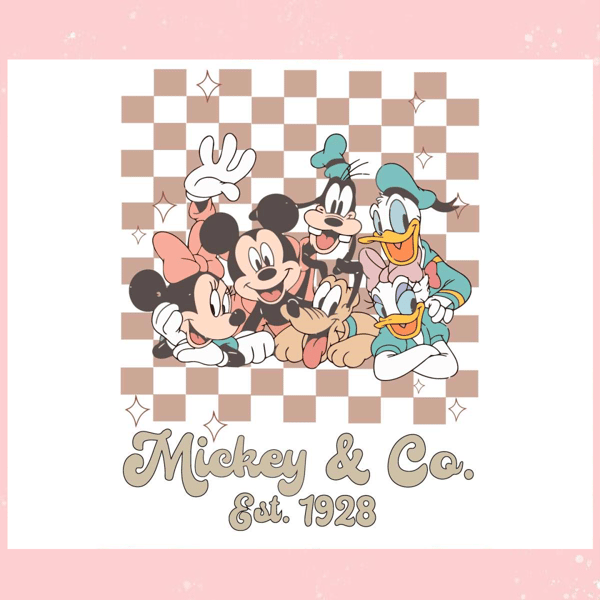 Vintage Mickey And Co 1928 SVG Retro Mickey And Friends SVG.jpg