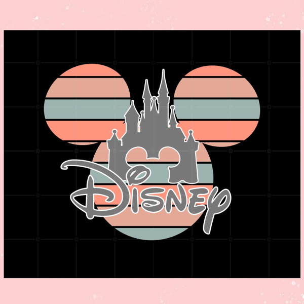 Vintage Mickey Ear Disney Castle Svg Graphic Designs Files.jpg