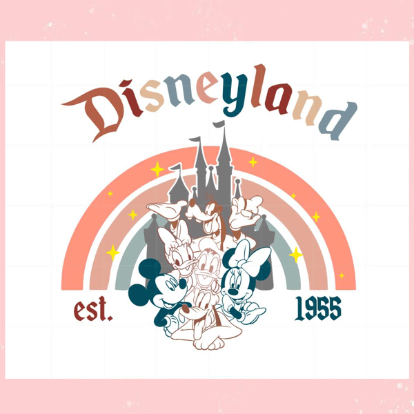 Vintage Rainbow Disneyland Svg For Cricut Sublimation Files.jpg