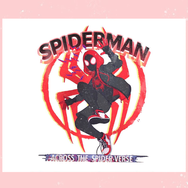Vintage Spiderman Across the Spider Verse Marvel Comics PNG File.jpg
