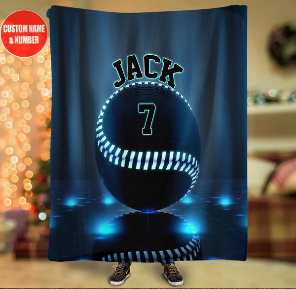 Customized Baseball Blanket, Baseball Blanket, Baseball Gifts For Men, Boys Baseball Gifts, Personalized Gifts, Baseball Gifts For Men.jpg