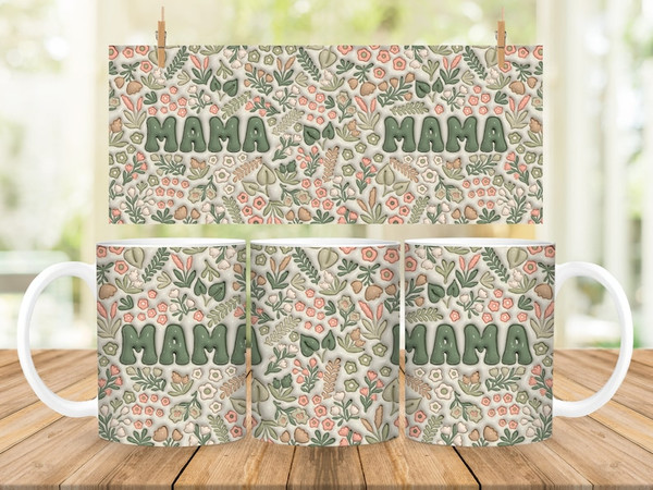 3d Boho Mama Inflated Mug Wrap Png, 15 oz & 11 oz Mug2.jpg