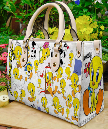 Tweety Bird Leather Handbag2.png