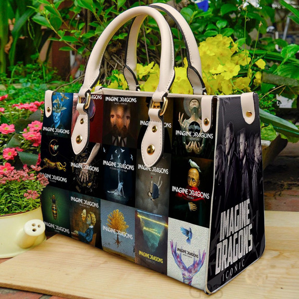 Imagine Dragons 1 Leather Handbag1.jpg