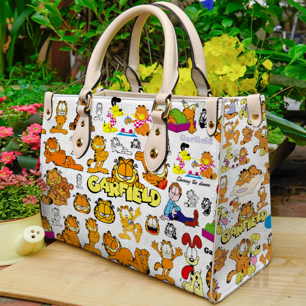Garfield 3 Leather Handbag1.png