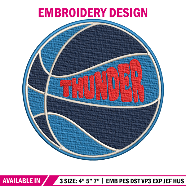 Oklahoma Thunder logo embroidery design,NBA embroidery, Sport embroidery, Embroidery design, Logo sport embroidery..jpg