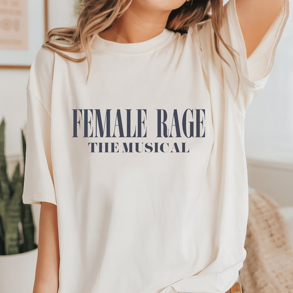Female Rage The Musical High Quality PNG for DYI Taylor Swift inspired TTPD art High Quality - Transparent Background1.jpg