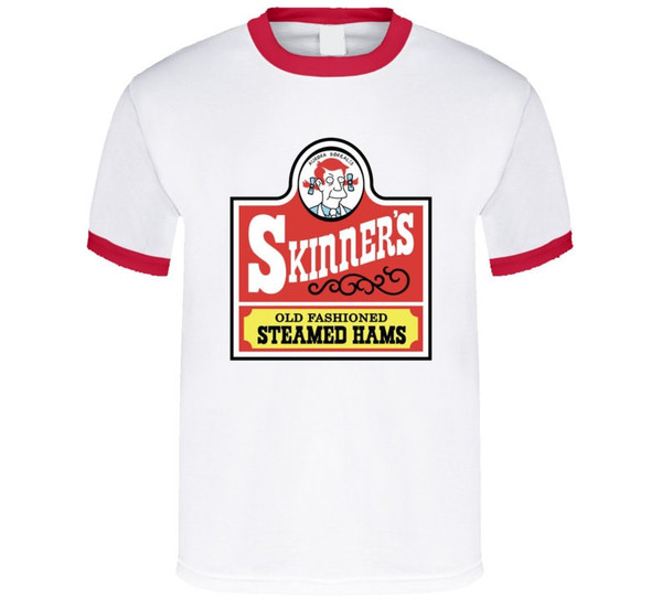 Skinners Old Fashioned Steamed Hams Simpsons Fan T Shirt.jpg