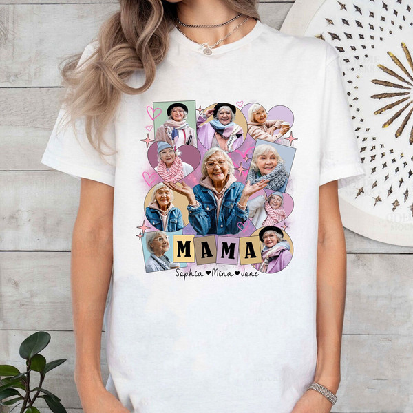 Custom Mom Photo Vintage Shirt, Custom Bootleg Rap Tee, Personalized Mama Shirt, Custom Shirt Birthday Gifts For Mom, Mother's day Tshirts.jpg