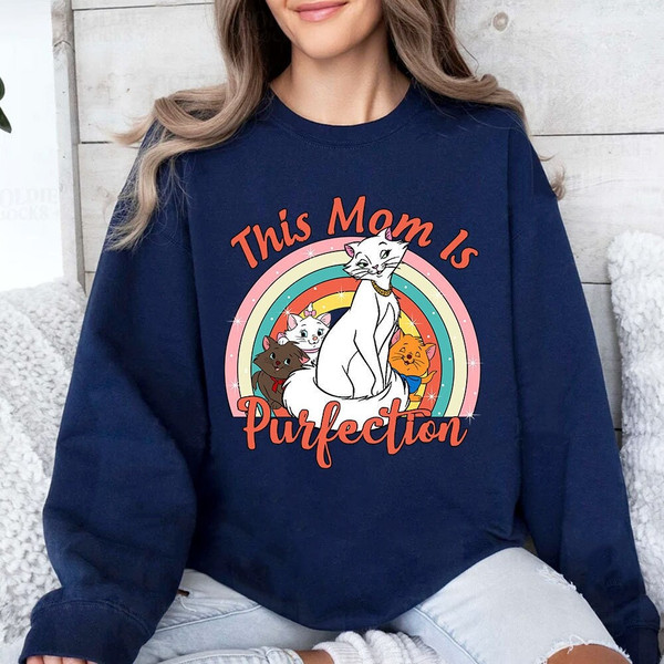 This Mom Is Purfection Shirt, Retro Disney Mother's Day The Aristocats Shirt, Disney Family Trip Tshirt, Shirts For Mom, Mothers Day Gifts.jpg