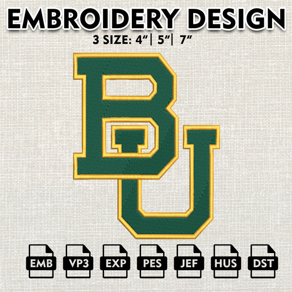 NCAA Logo Embroidery Designs, Baylor Bears Embroidery Files, NCAA Bears, Machine Embroidery Designs.jpg