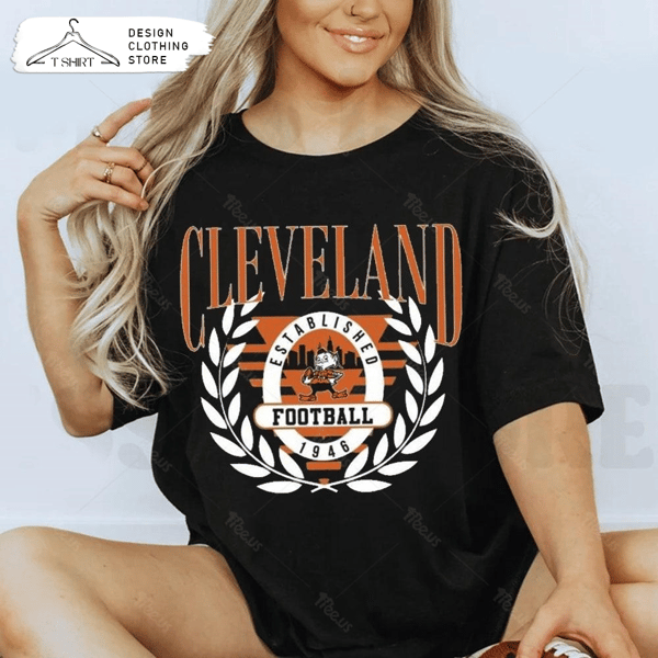 Cleveland Football Sweatshirt Sunday Football Tee - iTeeUS.jpg