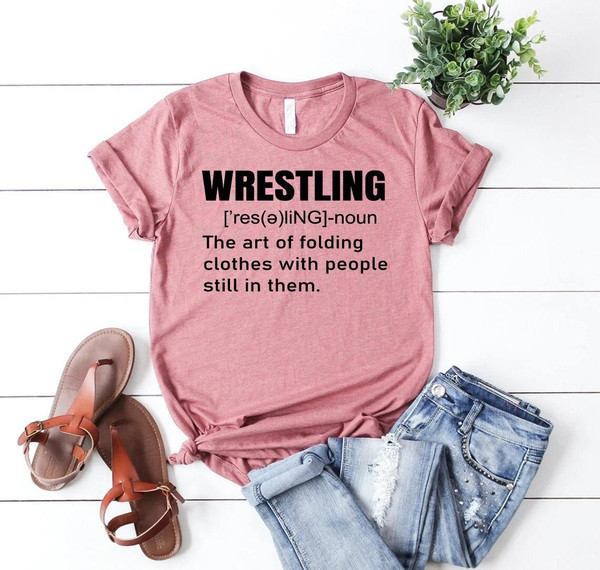 Wrestling Mom Shirt, Wrestling Art T-Shirt, Wrestling Gifts, The Art Of Folding Clothes People Still In Them Shirt,Sports Mom Shirt Tank Top.jpg