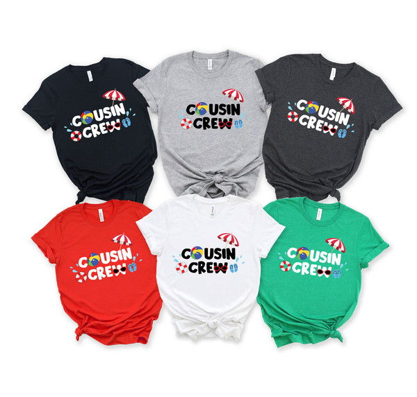 Beach Cousin Crew Shirt,  Family Matching Shirt, Cousin Squad Team Shirt, Matching Cousin Shirt, Cousin Shirt, Summer Cousin Crew Shirt.jpg