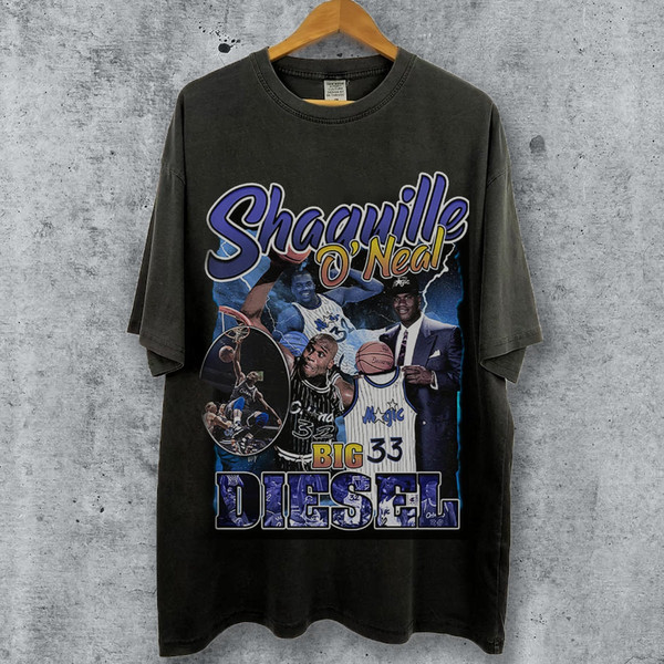Shaquille O'neal Orlando Magic Shirt Classic 90s Graphic Sweatshirt Vintage Bootleg, Gift For Fans Shaquille O'neal Hoodie.jpg