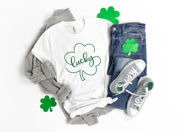 Lucky Shirt,St. Patrick's Day Shirt,Lucky Shamrock Shirt,Shamrock Tee, Patrick's Day Gift,Patrick's Day Family Matching Shirt,Drinking Shirt.jpg