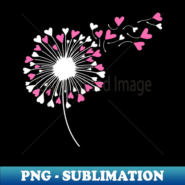 PR-4478_Dandelion Spread Hearts For Valentine's Day Love Cute Flower 0356.jpg