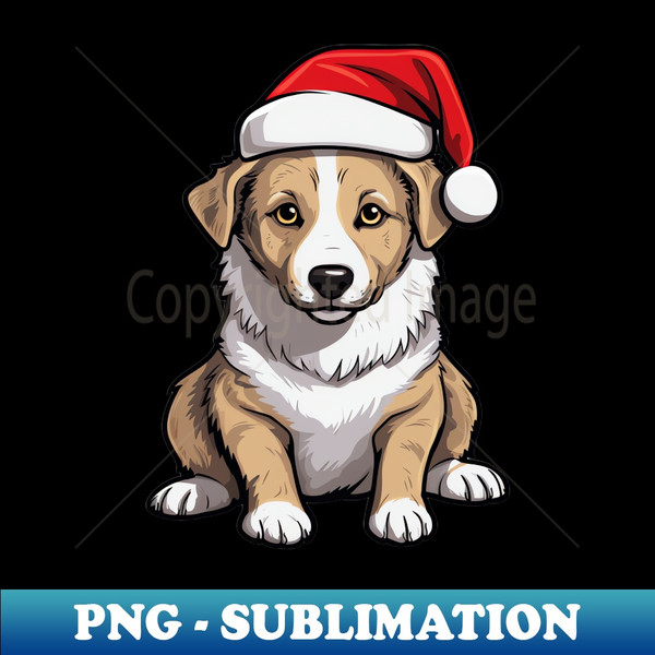 AQ-35117_Kawaii Australian Cattle Dog Christmas 7285.jpg