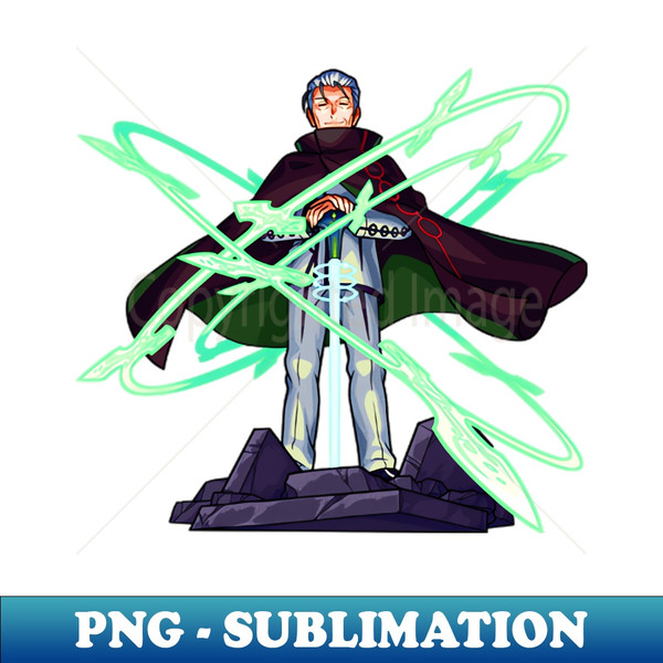 Viza - World Trigger - Elegant Sublimation PNG Download - Capture Imagination with Every Detail