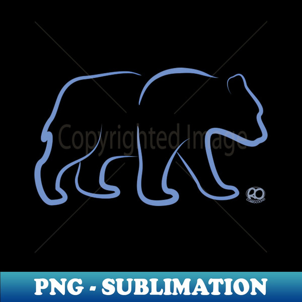 Bear - PNG Transparent Digital Download File for Sublimation - Bold & Eye-catching