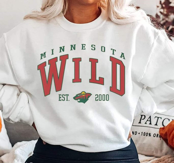 Minnesota Wild Sweatshirt, Vintage MinnesotaHockey Unisex Shirt, Minnesota Wild Hockey Tee, Hockey Fan Gift Shirt, Minnesota Hockey Hoodie.jpg