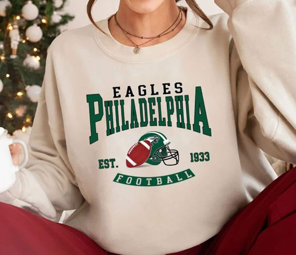 Philadelphia Eagles Football Sweatshirt, Philadelphia Eagles Shirt, Retro NFL Eagles Unisex Shirt, 80s 90s Eagles Hoodie Shirt.jpg