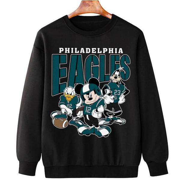 Philadelphia Eagles Mickey Donald Duck And Goofy Football Team Digital File, Svg File.jpg