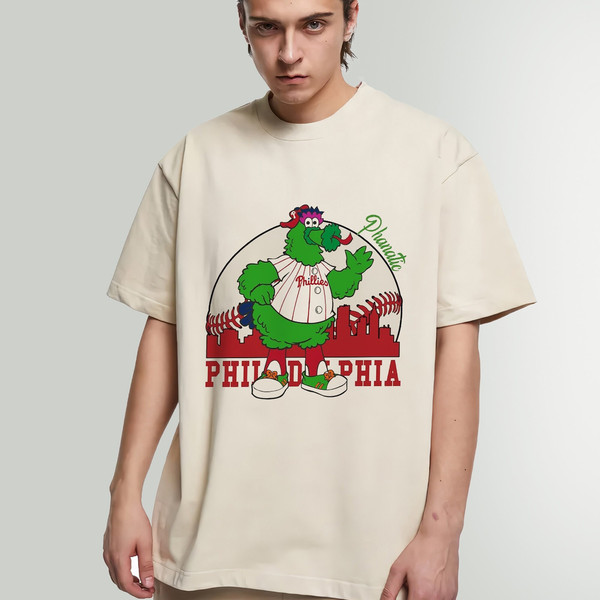 Phillies Baseball Shirt, Dancing On Our Own Philly Sweatshirt, Vintage Phillie Phanatic Cartoon Sweatshirt, Game Shirt.jpg