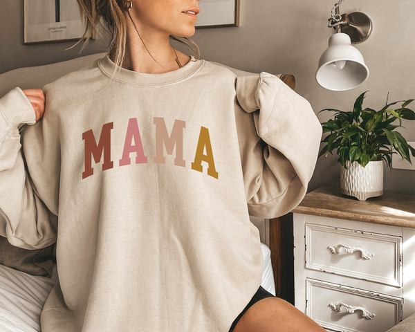 Mama Sweatshirt, Boho Mama Crewneck, Mothers Day Gifts, Mom Sweatshirt, Mother Sweatshirt, Christmas Sweatshirt, Gifts for Mom, Mama Hoodie.jpg