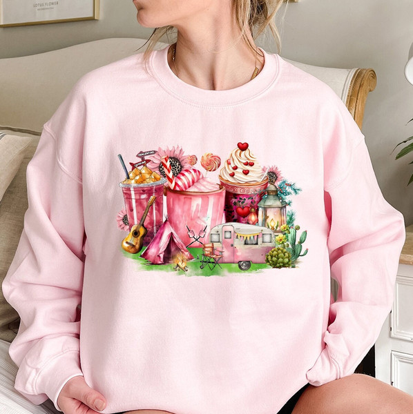 Valentines Sweatshirt, Love Sweatshirt, Camping Lovers Gift, Valentine Sweatshirt, Retro Valentine Day, Camping Lovers, Valentines Day Gift.jpg